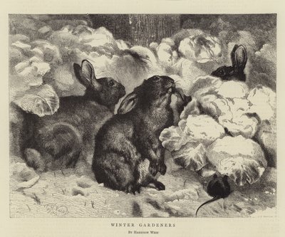 Ogrodnicy zimowi autorstwa Harrison William Weir